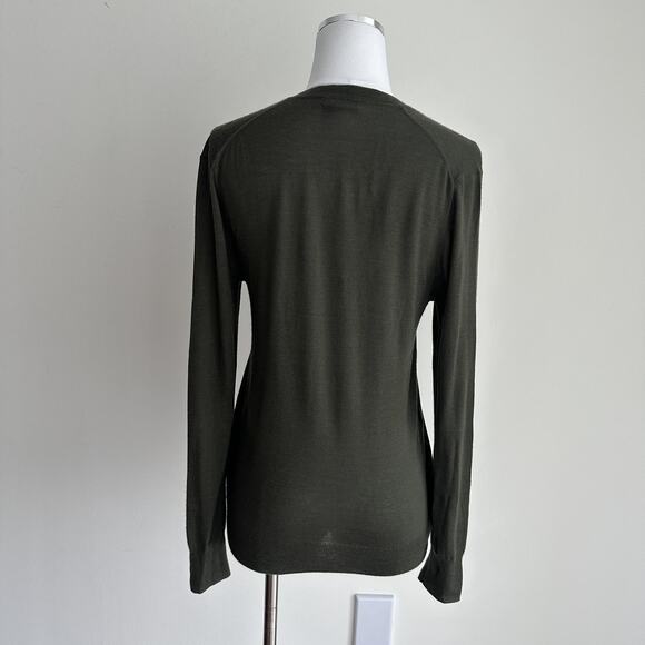 J Crew Collection Sweater Womens Medium Italian Cashmere V Neck Lightweight - Picture 7 of 9